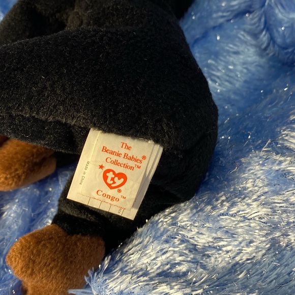 🎁4/$25🎁 Congo Beanie Baby Gorilla - Picture 15 of 16